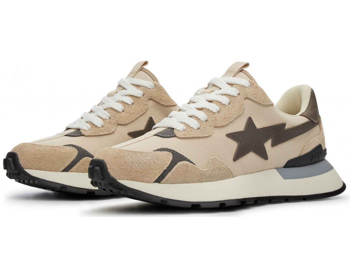 Bape Road Sta Express Beige Black