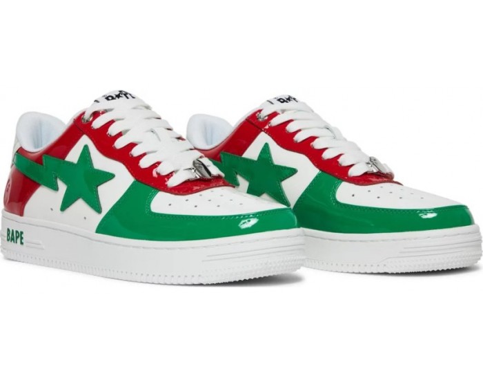 Bape Sta M1 Italy White Green Red