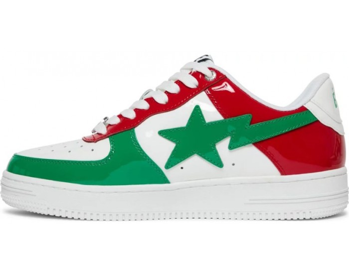 Bape Sta M1 Italy White Green Red