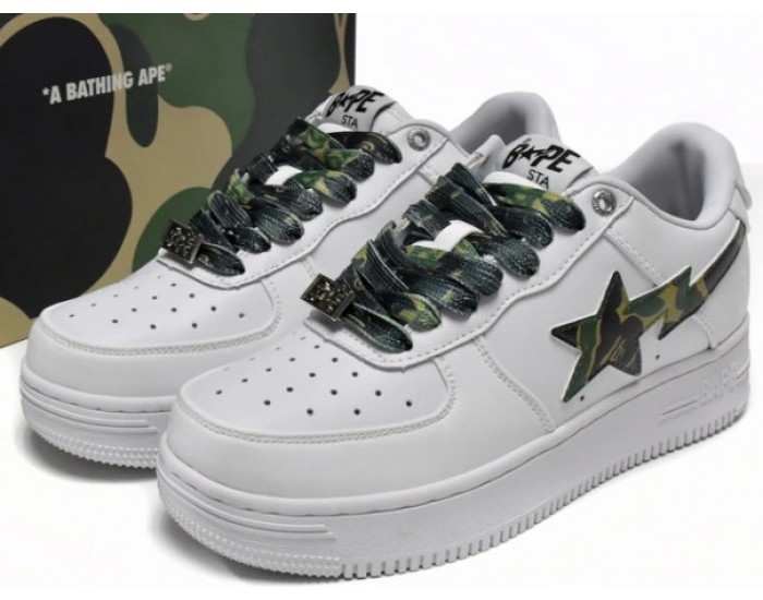 Bape Sta M2 ABC Camo - White Green