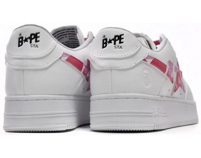 Bape Sta M2 White Pink Camouflage