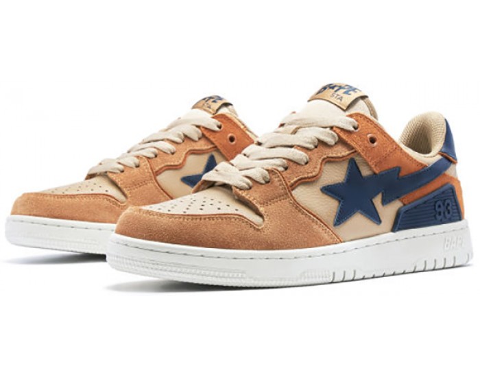 Bape Sta SK8 Sta M1 Brown Blue