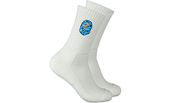 Носки Bape Ape Head Blue Monkey белые высокие, 2 пары