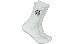 Носки Bape Ape Head Socks Grin белые высокие, 2 пары