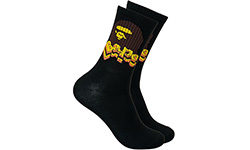 Носки Bape Ape Head Socks Monkey черные высокие, 2 пары